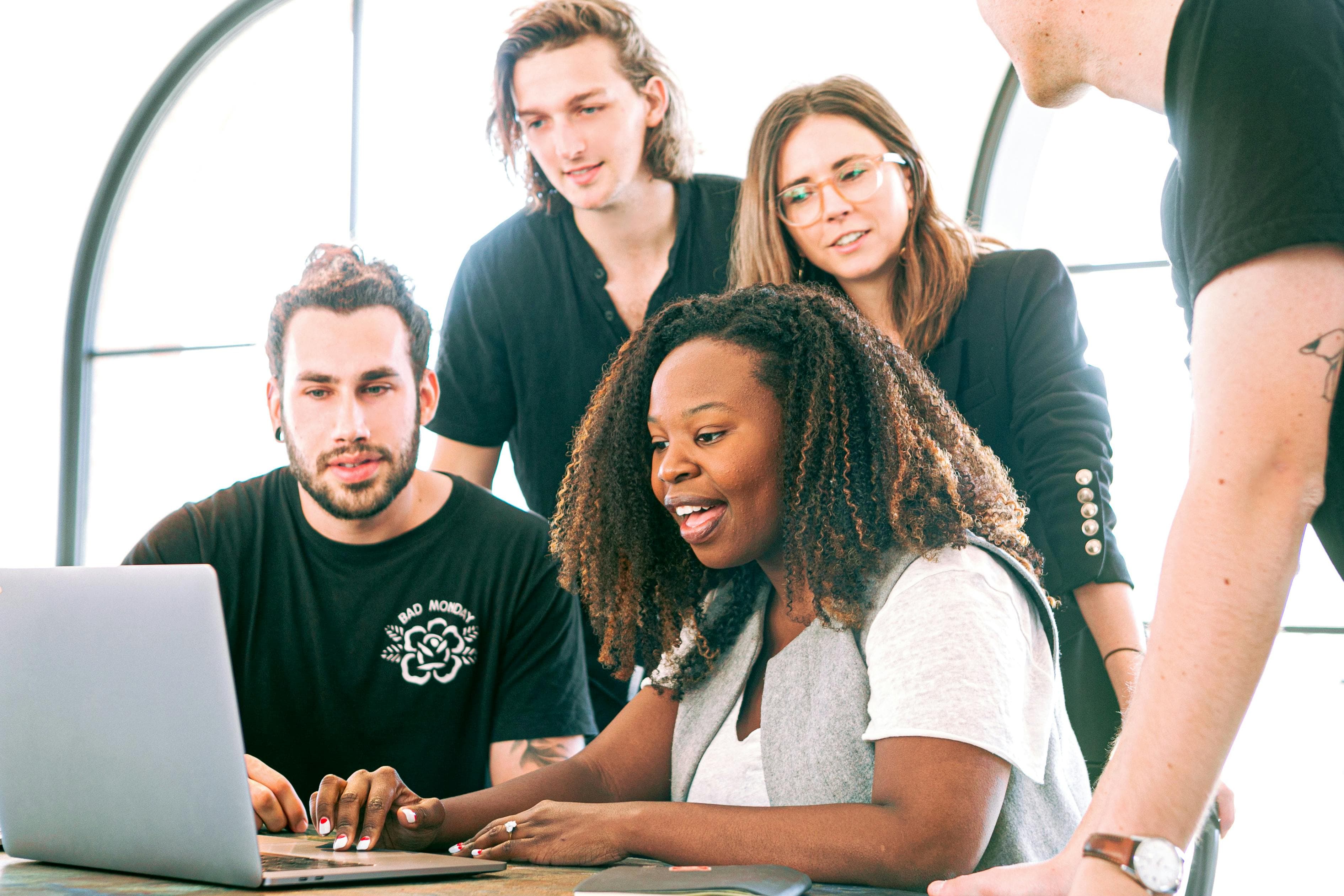 Marketing team illustration
