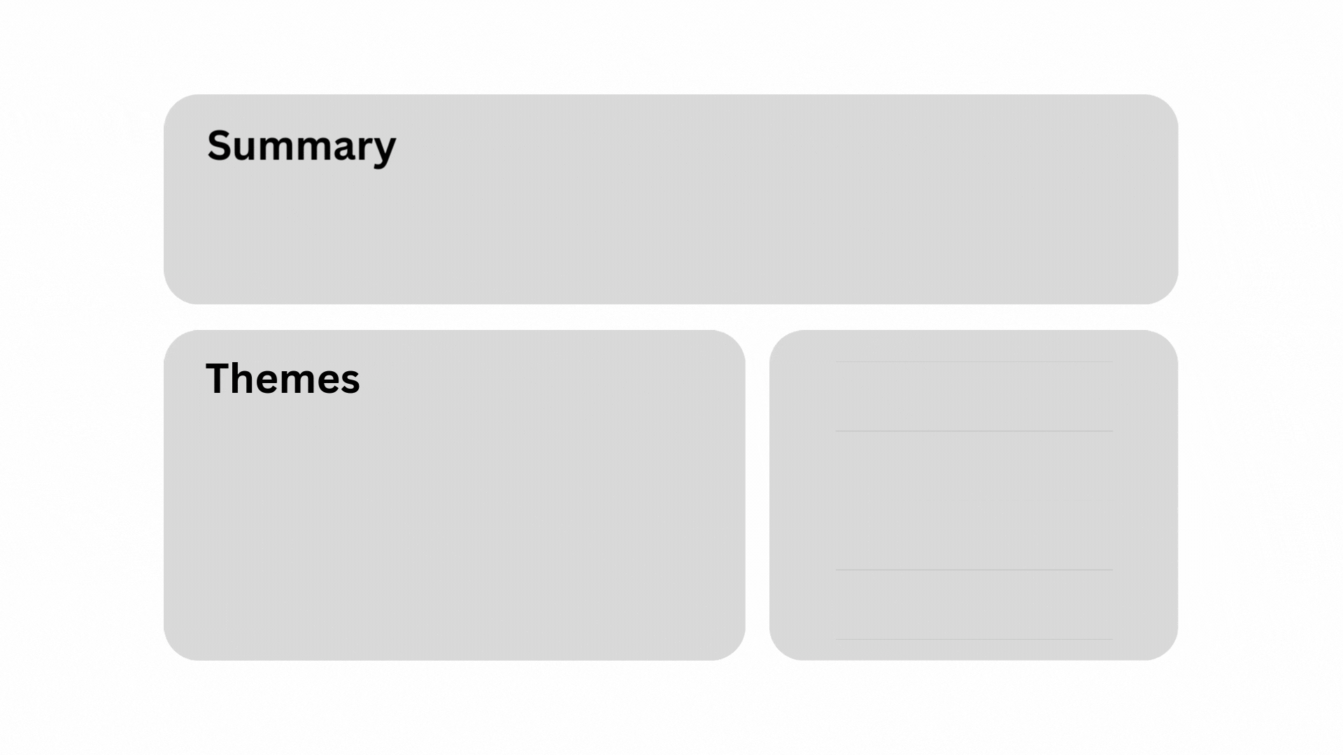 Actionable Reports Animation